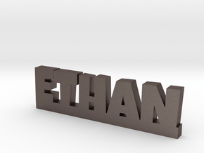 ETHAN Lucky in Polished Bronzed Silver Steel