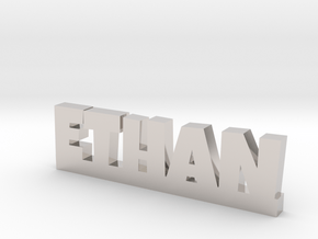 ETHAN Lucky in Rhodium Plated Brass