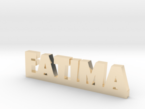 FATIMA Lucky in 14k Gold Plated Brass