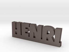 HENRI Lucky in Polished Bronzed Silver Steel
