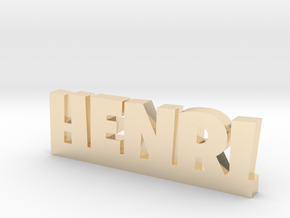 HENRI Lucky in 14k Gold Plated Brass