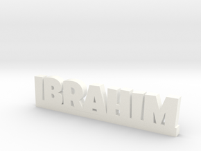 IBRAHIM Lucky in White Processed Versatile Plastic