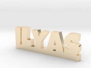 ILYAS Lucky in 14k Gold Plated Brass