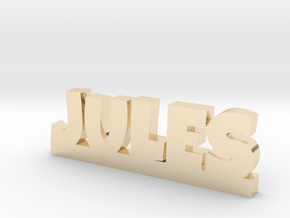 JULES Lucky in 14k Gold Plated Brass