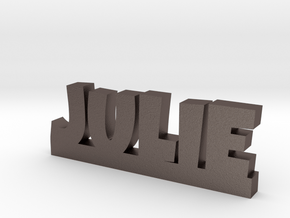 JULIE Lucky in Polished Bronzed Silver Steel