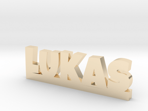 LUKAS Lucky in 14k Gold Plated Brass