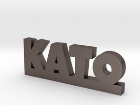 KATO Lucky in Polished Bronzed Silver Steel