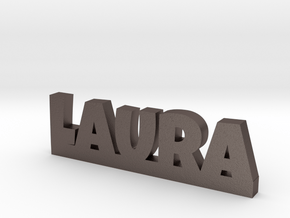 LAURA Lucky in Polished Bronzed Silver Steel