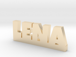 LENA Lucky in 14k Gold Plated Brass