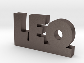 LEO Lucky in Polished Bronzed Silver Steel