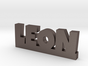 LEON Lucky in Polished Bronzed Silver Steel