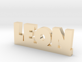 LEON Lucky in 14k Gold Plated Brass