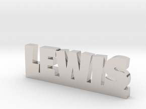 LEWIS Lucky in Rhodium Plated Brass