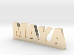 MAYA Lucky in 14k Gold Plated Brass