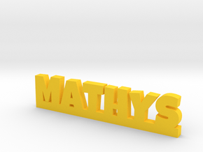 MATHYS Lucky in Yellow Processed Versatile Plastic