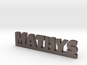 MATHYS Lucky in Polished Bronzed Silver Steel
