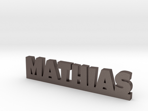 MATHIAS Lucky in Polished Bronzed Silver Steel