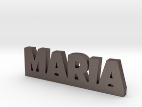 MARIA Lucky in Polished Bronzed Silver Steel