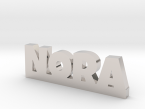NORA Lucky in Rhodium Plated Brass