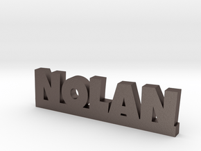 NOLAN Lucky in Polished Bronzed Silver Steel