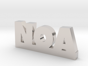 NOA Lucky in Rhodium Plated Brass