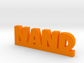 NAND Lucky in Orange Processed Versatile Plastic