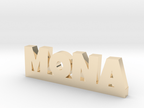 MONA Lucky in 14k Gold Plated Brass