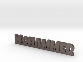 MOHAMMED Lucky in Polished Bronzed Silver Steel