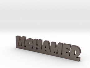 MOHAMED Lucky in Polished Bronzed Silver Steel