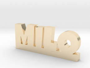 MILO Lucky in 14k Gold Plated Brass
