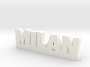 MILAN Lucky in White Processed Versatile Plastic