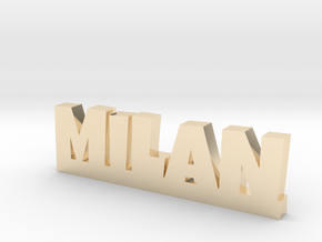 MILAN Lucky in 14k Gold Plated Brass