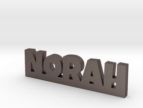 NORAH Lucky in Polished Bronzed Silver Steel