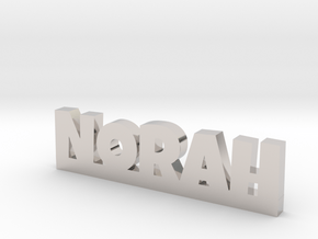 NORAH Lucky in Rhodium Plated Brass