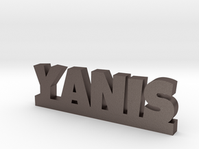 YANIS Lucky in Polished Bronzed Silver Steel