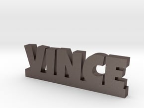 VINCE Lucky in Polished Bronzed Silver Steel