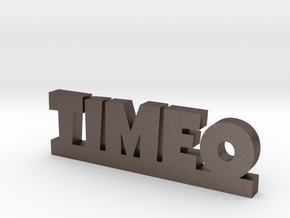 TIMEO Lucky in Polished Bronzed Silver Steel