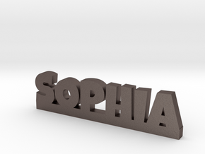 SOPHIA Lucky in Polished Bronzed Silver Steel