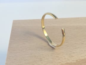 Open Ring in Polished Brass
