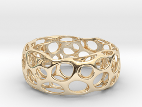 Convex Bracelet  in 14K Yellow Gold