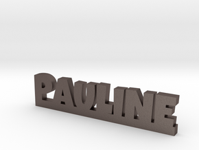 PAULINE Lucky in Polished Bronzed Silver Steel
