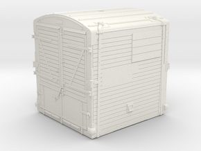 21813 BR Type A Container in White Natural Versatile Plastic