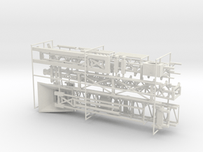 1/50th 80 foot Folding boom Conveyor in White Natural Versatile Plastic