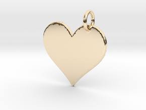 Creator Pendant in 14k Gold Plated Brass: Medium