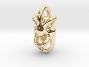 Peace of Love (3 sizes) in 14K Yellow Gold: Large