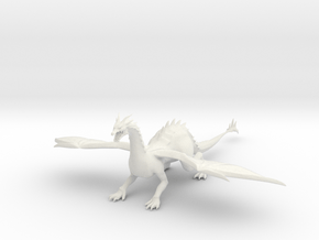 Plated Dragon-1 in White Natural Versatile Plastic