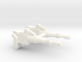 MASK Volcano Turret Cannon in White Processed Versatile Plastic