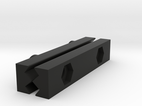 Rail To Rail Adapter 55mm in Black Natural Versatile Plastic