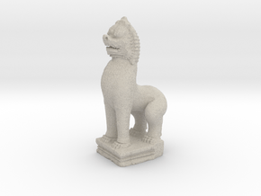 Shi 獅 Foo Dog Imperial Guardian Lion  in Natural Sandstone