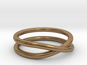 rollercoaster - internal ring in Natural Brass: 5 / 49